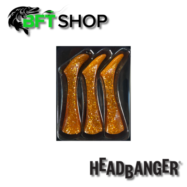 Headbanger Shad 22cm Staartjes - 3 pack